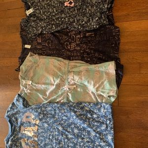 One gap dress and the guess rompers 15$ each new